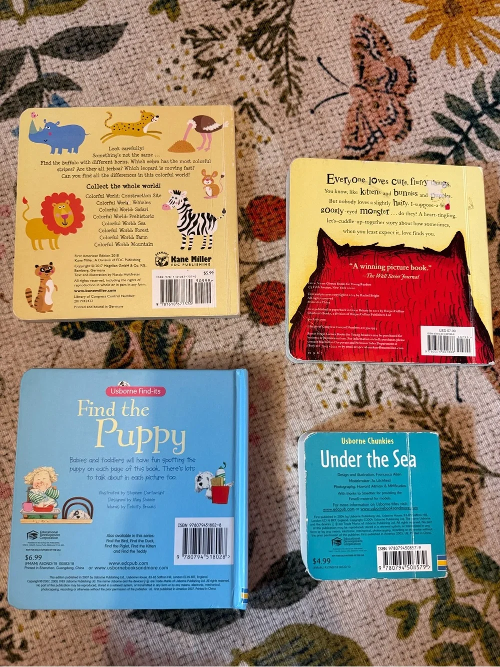 4 Board Book Bundle - Usbourne